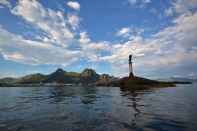 Lofoten RIB Sea Eagle Safari and Trollfjord Cruise - Trollfjorden’s Famous Look: Snow-Capped Mountains and Chalky Beaches