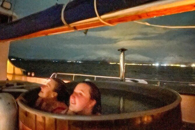 Luxury Northern Lights Yacht Cruise with Hot Tub from Tromsø - Reindeer soup, hot drinks, and the no-alcohol policy