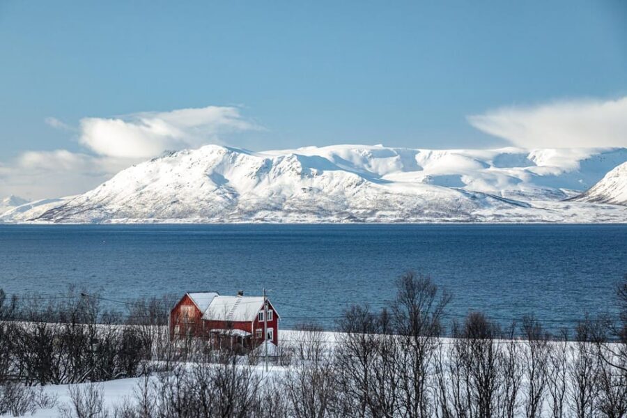 Lyngen: Snowmobile Safari with Lunch in seaside Restaurant - The snowmobile ride: safety instructions, partner driving, and photo stops