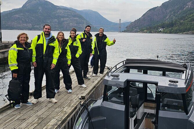 Lysefjord Fjord Safari Boat Tour from Forsand (Near Stavanger) - Stop 2: Preikestolen Cliffs and the Whisky Waterfall Area