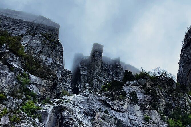 Lysefjorden & Pulpit Rock RIB-Safari from Stavanger - Stop 2: Preikestolen (Pulpit Rock) with a boat captain’s perfect angle