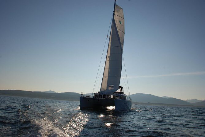 Midnightsun trip - Luxury Catamaran Arctic Princess - Weather reality: how to handle cloudy skies and still enjoy the night