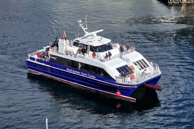Mostraumen Fjord Cruise - the local operator - Mostraumen: the narrow passage with waterfalls and tidal energy
