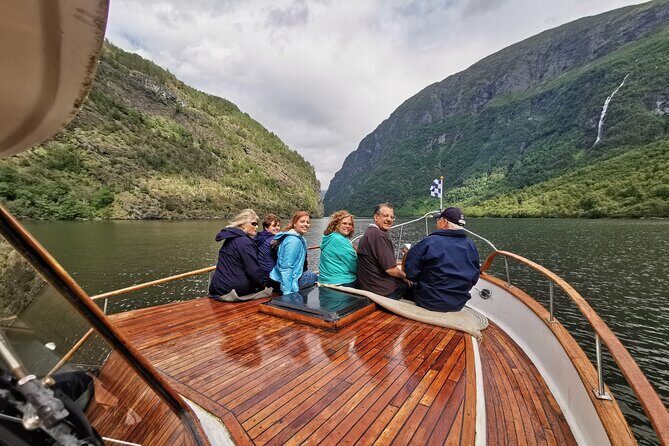 Mostraumen Private Pontoon Cruise - Stop 2: Vikanes church right on the fjord