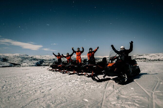 Northern Lights Adventure By Snowmobile - The route to Beskardes: Gargia Valley to the wide-open stop