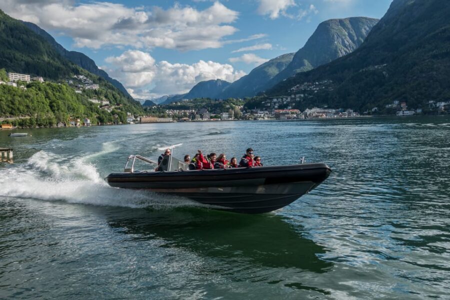 Odda: RIB Boat Tour on the Hardangerfjord - Ullensvang fruit farms and the fjord’s steep mountain sides