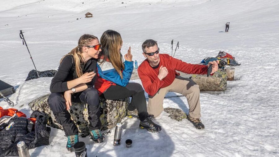 Odda: Trolltunga Winter Hike on Snowshoes - From Topp to Gryteskar: the steep uphill you’ll remember