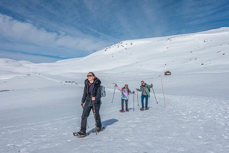 Odda: Trolltunga Winter Hike on Snowshoes - Meeting at Skjeggedal and the 7:30 AM start matters