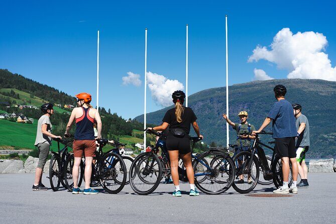 Olden: Fjord e-bike tour - The E-bikes and Helmets: Why This Ride Works for Mixed Fitness