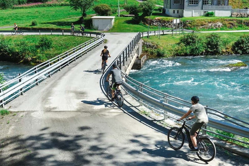 Olden: Guided e-bike tour - Olden by pedal: villages, historical buildings, and waterfall moments