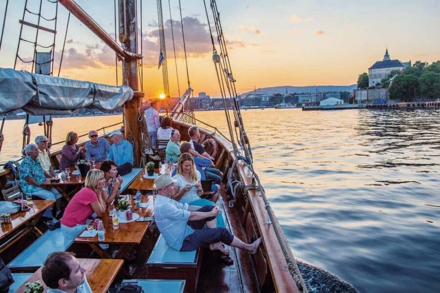 Oslo: Fjord Mini Cruise by Wooden Sailing Ship - From the Water: Opera House, Akershus Area, and the Harbor View That Clicks