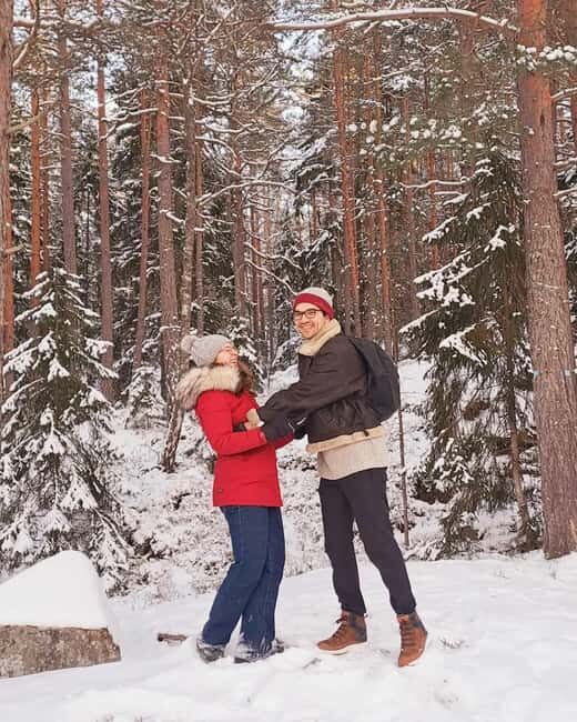 Oslo: Winter Wonderland Forest Hike and Campfire with a Dog - Campfire Stop: Norwegian Snacks, Hot Drinks, and Warming Up Properly