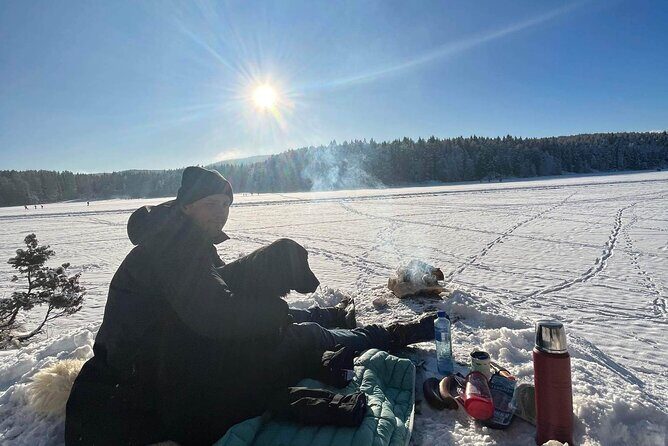 Oslo: Winter wonderland forest hike & campfire with a dog - Stop 2: Ingieråsen Viewpoint—Photos Over Oslo, Mountains, and the Oslofjord