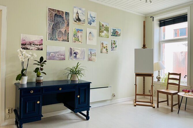 Paint Norwegian landscape with watercolor in Bergen - The Take-Home Result: A Painting You’ll Actually Want to Keep