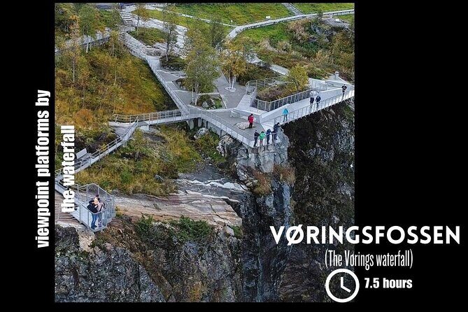 Private day tour to the Vorings Waterfall— Norway's most visited - Voringsfoss: Platform Time vs. the Plungepool Hike