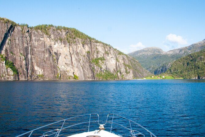 Private Fjord and waterfalls cruise to Modal- Mostraumen - Mostraumen’s Narrow Water Channel: Where Spray Becomes Part of the View