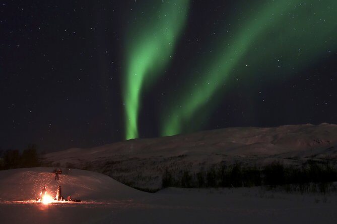 Reindeer feeding & Saami Culture with chance for Northern Lights - Lavvu Warm-Up: Hot Drinks, Biddos, and Vegan Soup
