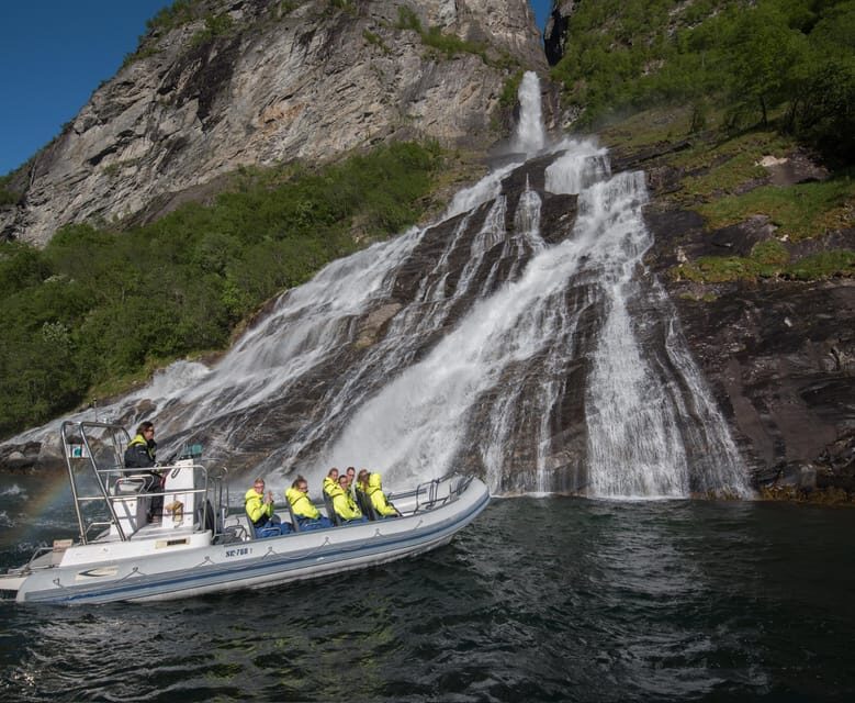 RIB Geiranger - Fjordsafari - Skagefla Farm: Why Sea-Level Views Matter