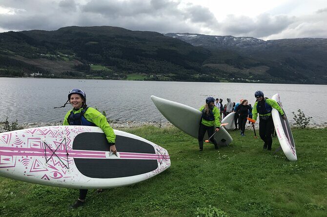 River SUP Voss - Group size and English guidance: a calmer, more personal morning