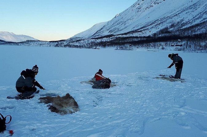 Sjursnes Arctic Ice Fishing Adventure from Tromso - The Big Question: Will You Catch Fish?
