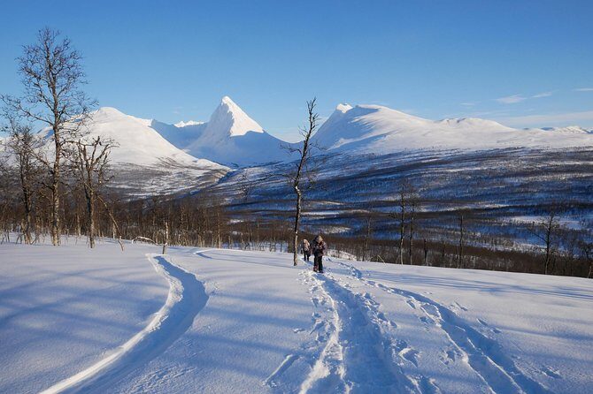 Snowshoeing With A View - Warmth at the End: Dinner by Fire in the Grill Cabin