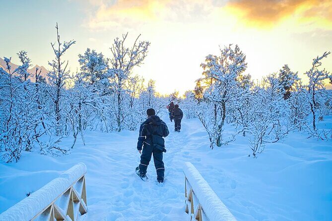 Snowshoeing with Aurora Crystal-Lavvo Overnight Stay from Tromsø - Tromsø to Nord-Lenangen: this is an overnight, not a quick photo stop