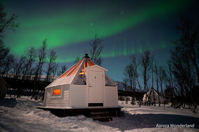 Snowshoeing with Aurora Crystal-Lavvo Overnight Stay from Tromsø - Stop 1 in Tromsø: scenic transfer that sets the mood