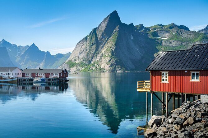 Special Summer Cruise Bus Tour of Lofoten - Skagsanden Beach: White Sand Against Steep Mountains