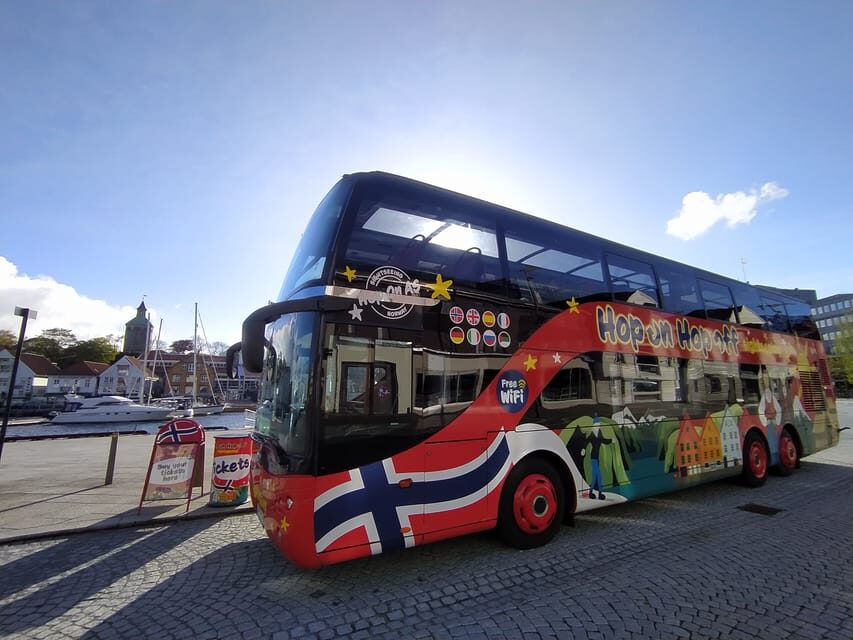 Stavanger: 24-Hour Hop-On Hop-Off Bus Pass GrayLine - Entering Stavanger from the Cruise-Terminal Side: Strandkaien 40