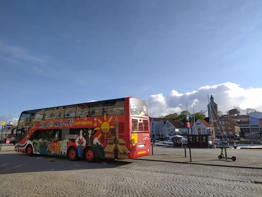 Stavanger: 24-Hour Hop-On Hop-Off Bus Pass GrayLine - The Double-Decker Ride: Views Plus the Built-In Narrator