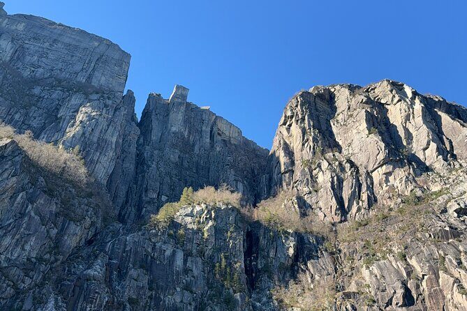 Stavanger Boat Tour with Pulpit Rock, Waterfalls and Goats - Hengjanefossen Waterfall: Where the Boat Gets Close Enough to Get Sprayed