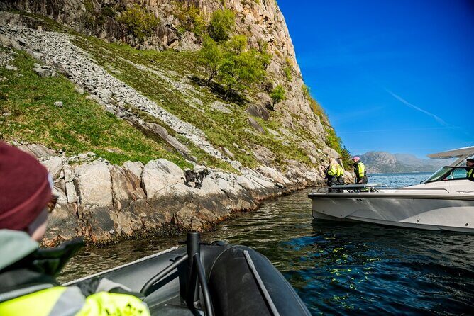 Stavanger: Guided Lysefjord Safari on Speedboat - Høllesli Viewpoint and the Ryfast Underwater Tunnel Experience
