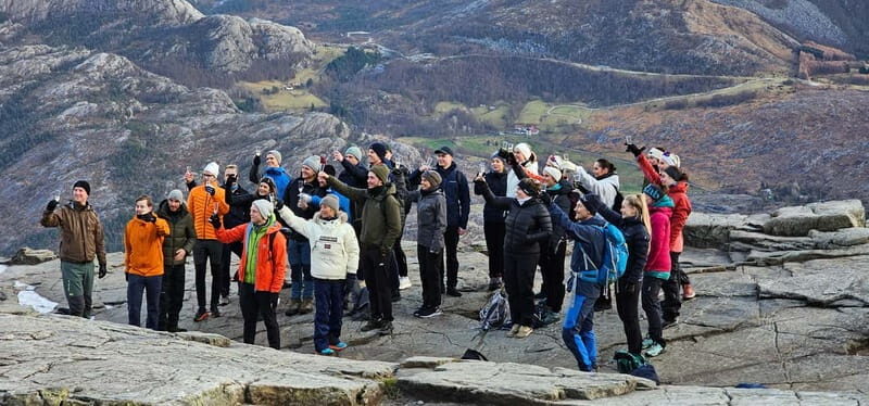 Stavanger: Hiking to world famous Pulpit Rock - The First Climb: The Steep, Rocky Warm-Up Your Legs Will Remember