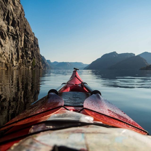 Stavanger: Lysefjord Kayak Safari (Waterfalls & Pulpit Rock) - First strokes: learning control before chasing waterfalls
