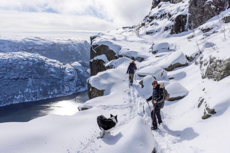 Stavanger: Preikestolen Winter Hike + Hot Lunch - The descent: about 2 hours back down without losing the moment