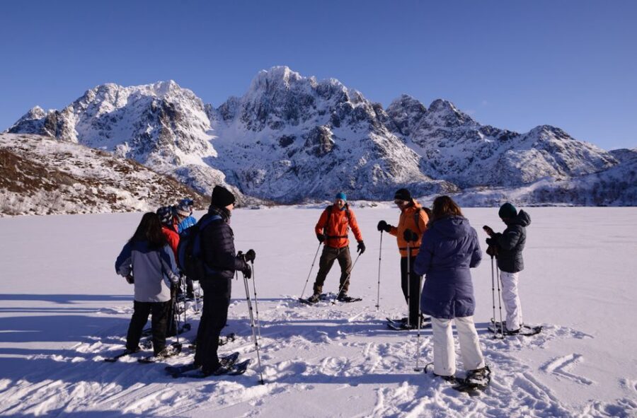 Svolvær: Snowshoe Nature Explorer - The 3-hour snowshoe walk around Lofoten