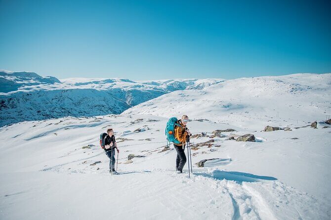 Trolltunga Winter Day Hike - Meeting point at Skjeggedal Trolltunga Carpark P2 (8:00 am start)
