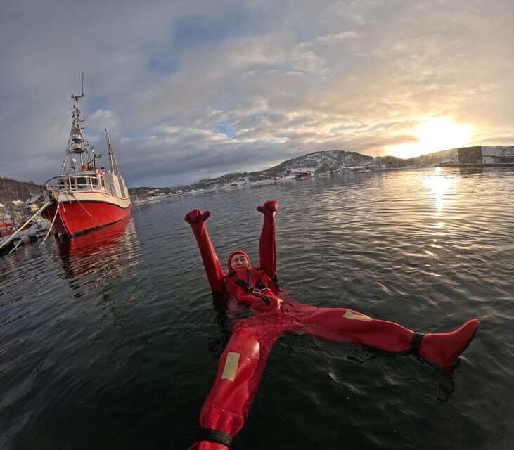 Tromsø: Arctic Fjord Floating in Survival Suit - Suit up: the survival neoprene and the safety briefing that matters