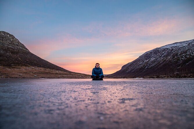 Tromsø: Arctic Landscapes Hiking / Snowshoeing Tour in the wild - A 4x4 Toyota Land Cruiser fjord drive picked for today