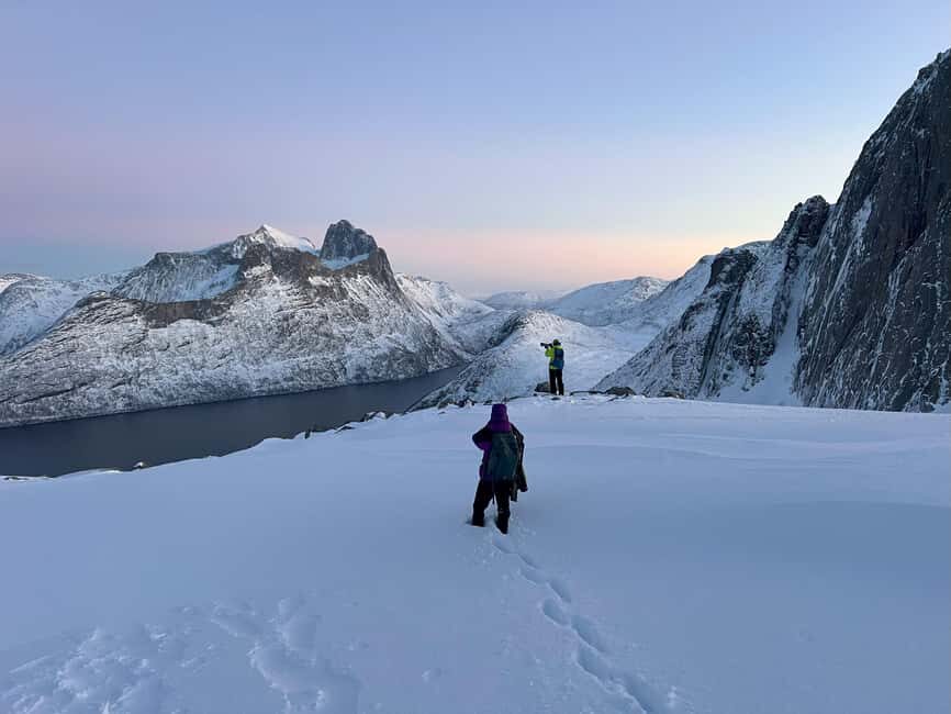 Tromsø: Arctic Sightseeing & Snowshoeing with picnic - From Tromsø streets to true winter quiet