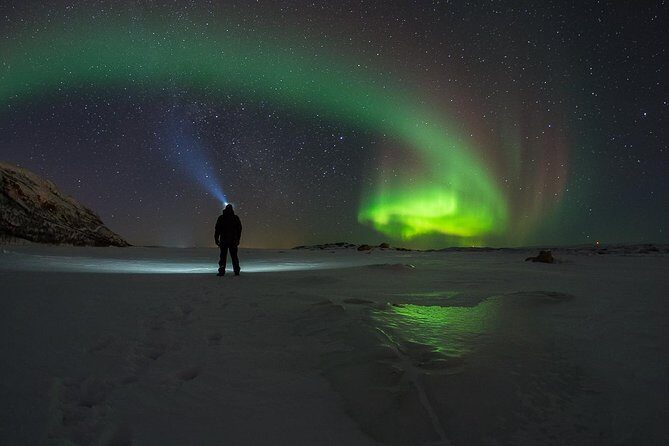 Tromso Aurora Chase by Minibus with Thermal Suit, Snack and Photo - What you get (and what you’ll still need)