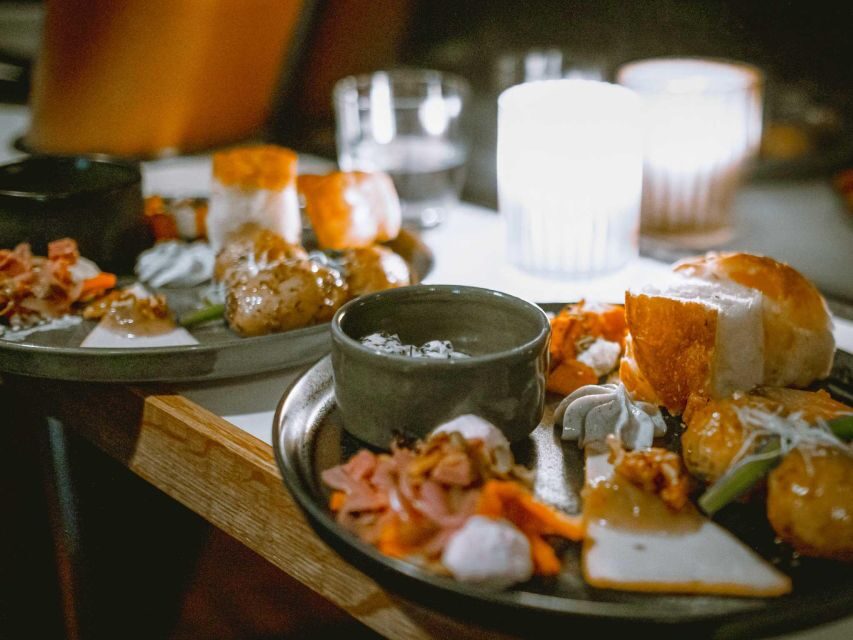 Tromsø: Aurora Dinner Cruise by Hybrid-Electric Catamaran - The secret stop dinner: Nordic Arctic flavours in a heated room