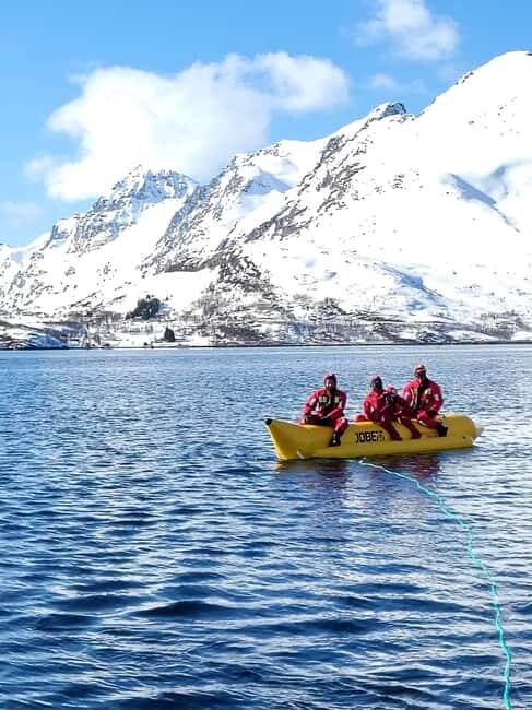Tromsø: Banana Tube Ride with Arctic Floating - The Calm Finish: Floating in the Arctic After the Adrenaline