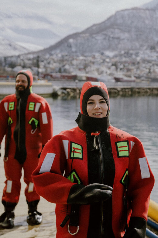 Tromsø city center Urban Floating experience - The human touch: guides who explain, correct, and keep you safe