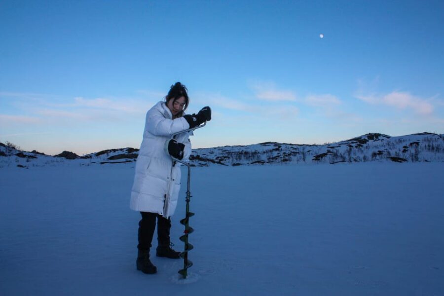 Tromsø: Ice Fishing and Snowshoe Hiking with a Local Guide - Camp Activities by Fire: Where the Day Feels Like Winter Camping