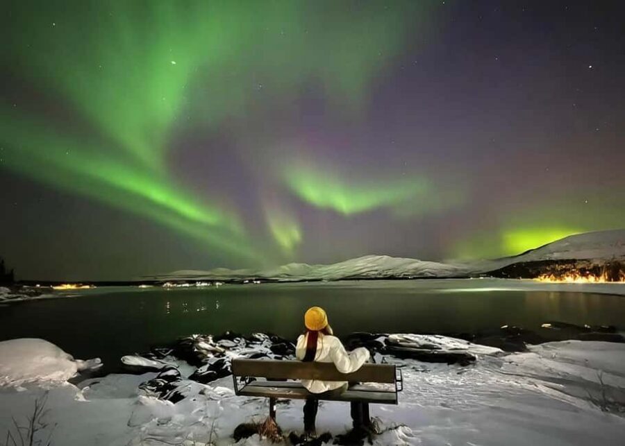Tromsø: Live Like a Local - Floating and Sauna - A Tromsø aurora camp that feels like real weekend life