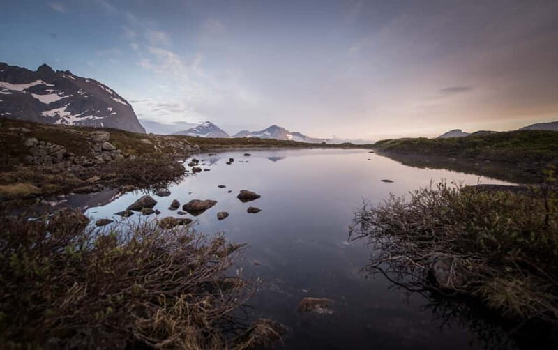 Tromsø: Midnight Sun Hike in the wilderness - From Scandic Ishavshotel to the Quiet Arctic Hills
