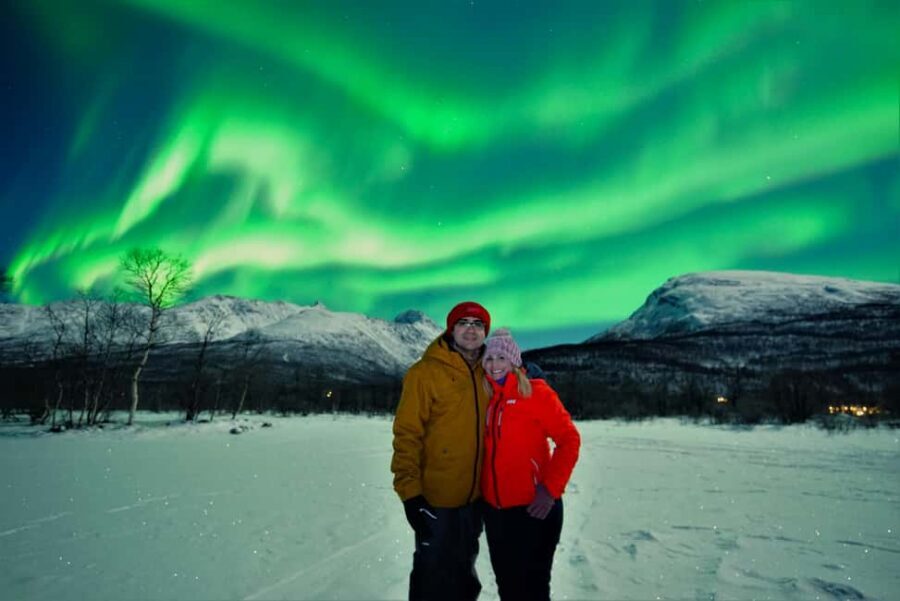 Tromsø: Northern Lights Chase in a Mercedes Benz with Photos - Entering Tromsø’s Northern Lights chase zone