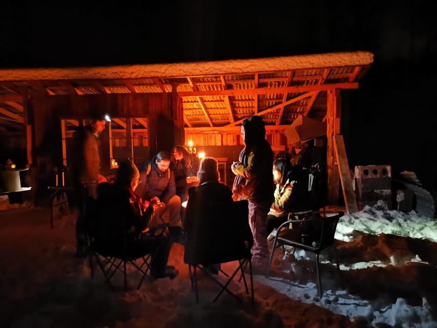 Tromsø: Northern Lights Hunt. Local Guide and Basecamp. - Wilderness Basecamp: Toilets, Campfire, and Storytelling Breaks