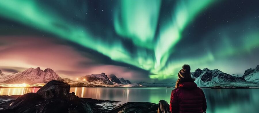 Tromsø: Northern Lights Hunt. Local Guide and Basecamp. - The Minibus Ride and Troms County Stop: Warm Up, Learn, Reset